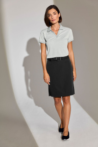 Silvi Crew V Neck Polo Damen